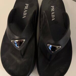 New Prada Flip Flops Size 38/8